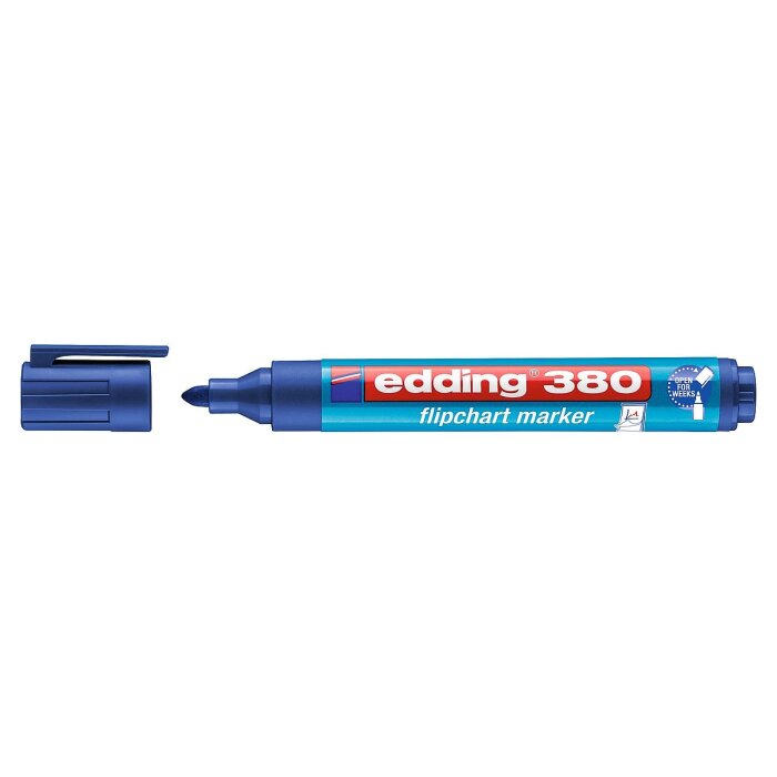 edding 380 flipchartový popisovač - modrý