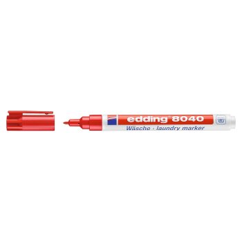 edding 8040 popisovač na bielizeň - červený