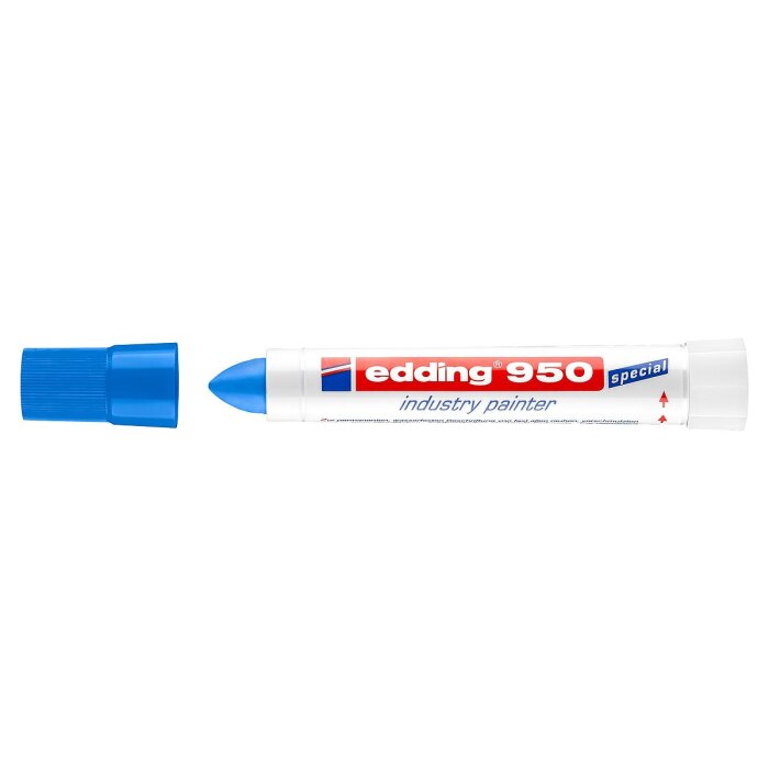 edding 950 Industrie Pastenmarker blau