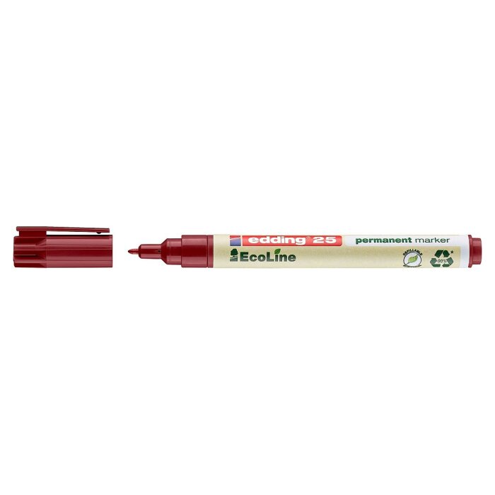 edding 25 EcoLine Permanentmarker rot