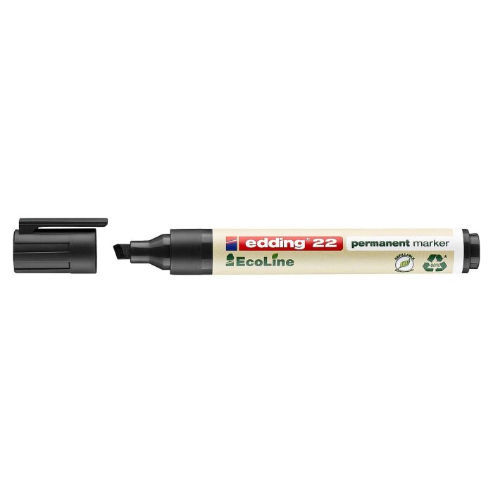 edding 22 EcoLine Permanentmarker schwarz