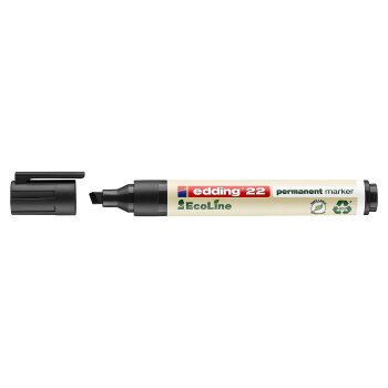 edding 22EcoLine permanentný popisovač - čierny