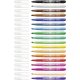 Filzstift - STABILO power max - 18er Pack - mit 18 verschiedenen Farben