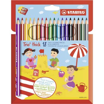 STABILO Trio dick - trojhranné hrubé...