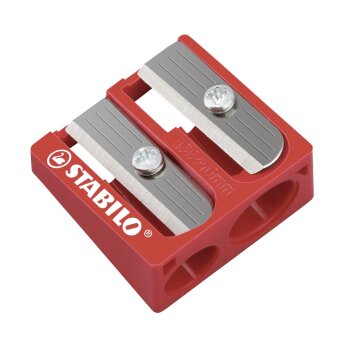 Dreikant-Buntstift - STABILO Trio dick - 18er Pack - mit 18 verschiedenen Farben und Spitzer