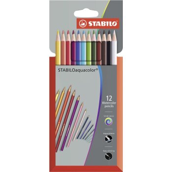 STABILO aquacolor - akvarelové farbičky - balenie...