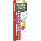 STABILO EASYgraph - ergonomická trojhranná ceruzka pre pravákov - tvrdosť B - 2ks - ružová