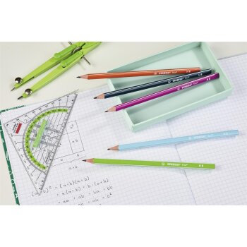 Dreikant-Schulbleistift - STABILO Trio Bleistift in pink...