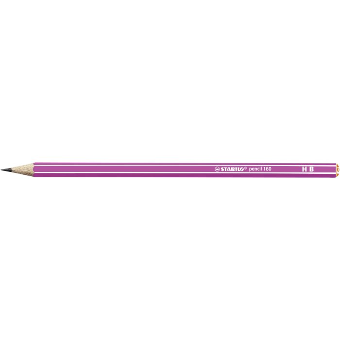 Bleistift - STABILO pencil 160 in pink - Einzelstift - Härtegrad HB