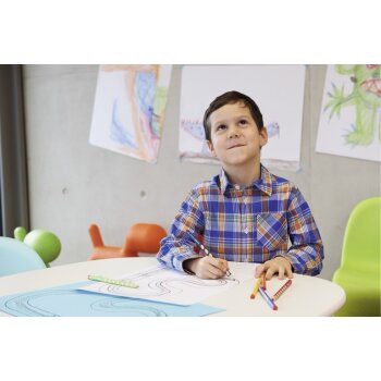 Ergonomischer Spitzer für Linkshänder - STABILO EASYcolors/graph Spitzer - gelb