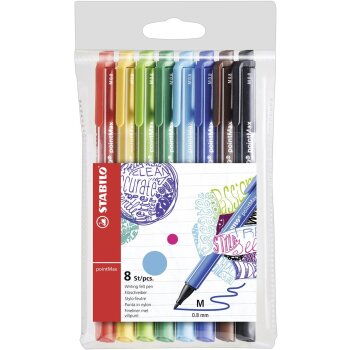 Filzschreiber - STABILO pointMax - 8er Pack - mit 8...