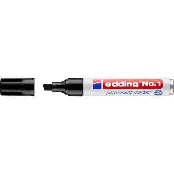 edding No. 1 permanentný popisovač - čierny