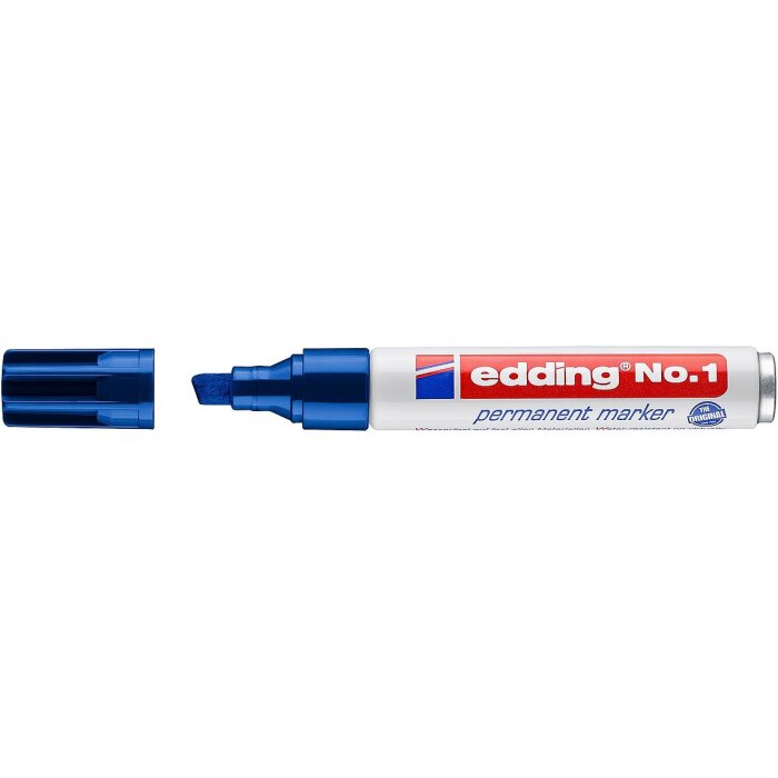 edding No.1 Permanentmarker blau