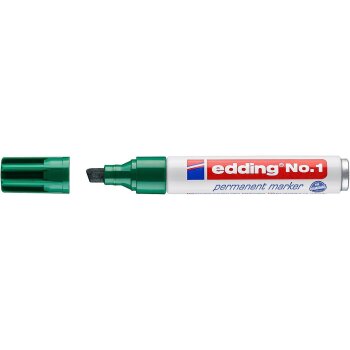 edding No. 1 permanentný popisovač - zelený