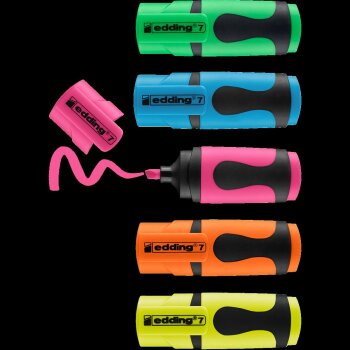 edding 7 Mini Textmarker 5er-Blister