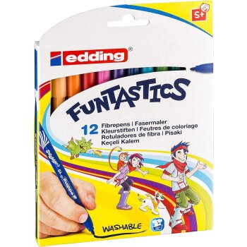 edding Funtastics 15 fixky - 12 ks súprava