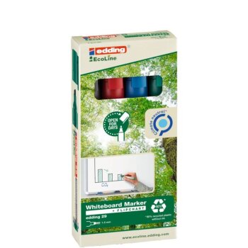 edding 29 EcoLine Whiteboardmarker 4er Set