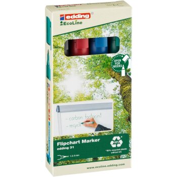 edding 31 flipchart marker EcoLine 4er Set