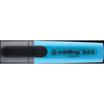 edding 345 zvýrazňovač - modrý