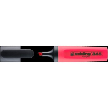 edding 345 zvýrazňovač - červený