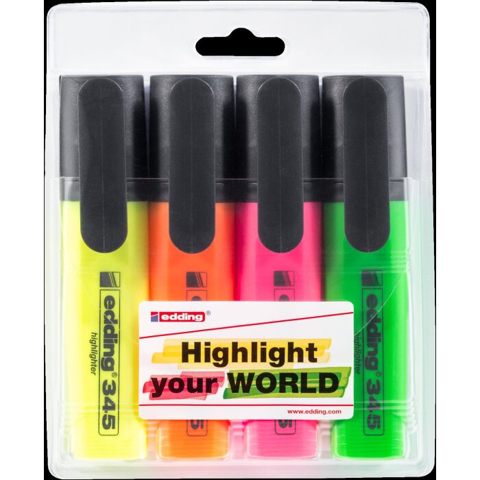 edding 345 Textmarker 4er