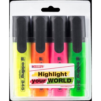 edding 345 Textmarker 4er