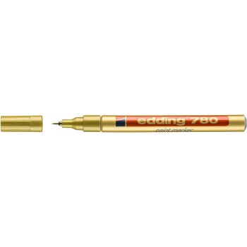 edding 780 lakový popisovač - zlatý
