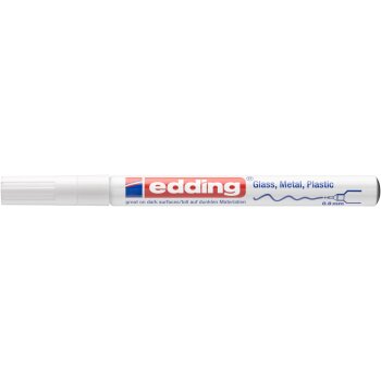 edding 780 lesklý lakový popisovač - biely