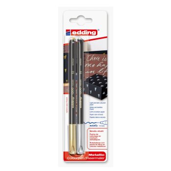 edding 1200 metalická fixka - 2 metalické...