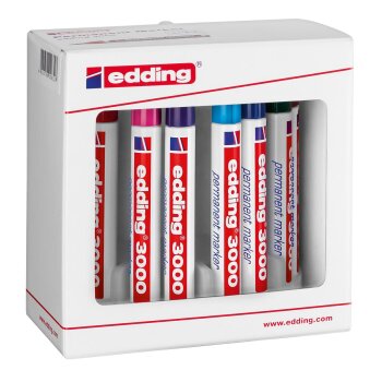 edding 3000 Permanentmarker 10er Systembox