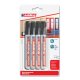 edding 3000 Permanentmarker 4er Etui schwarz