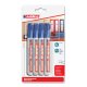 edding 3000 Permanentmarker 4er Etui blau