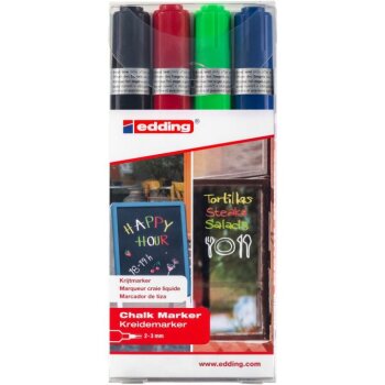edding 4095 Kreidemarker 4er Set