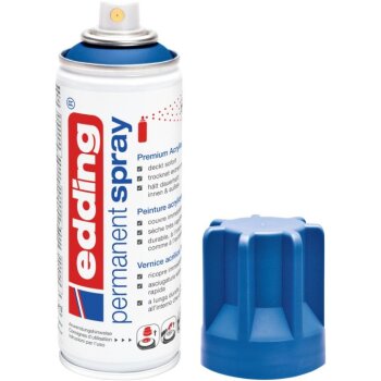 edding 5200 permanent spray enzianblau matt