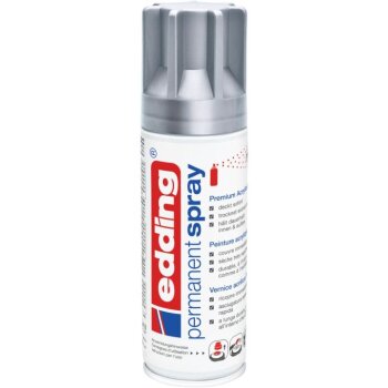 edding 5200 permanent spray silber matt