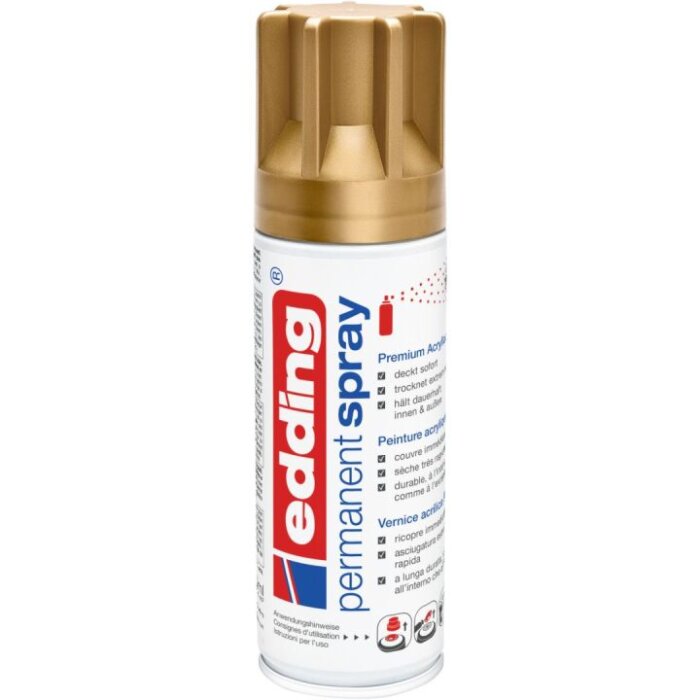 edding 5200 permanent spray reichgold matt