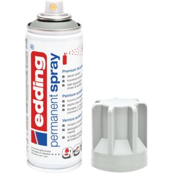 edding 5200 permanent spray lichtgrau matt