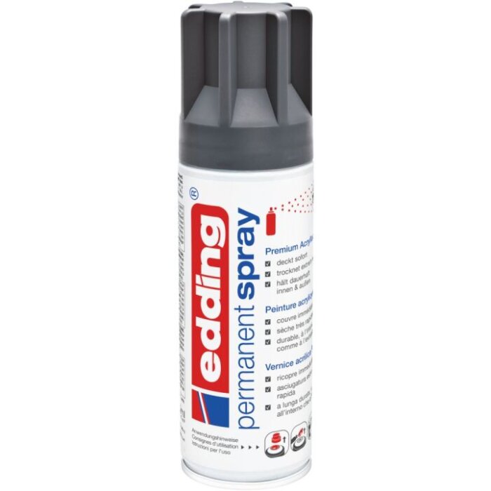 edding 5200 permanent spray anthrazit matt