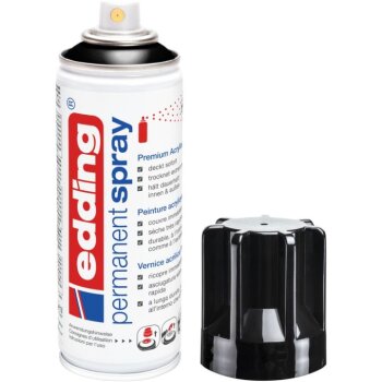 edding 5200 permanent spray tiefschwarz glänzend