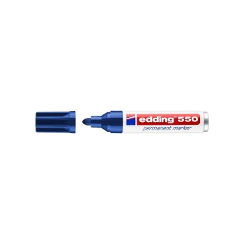 edding 550 Permanentný popisovač - modrý