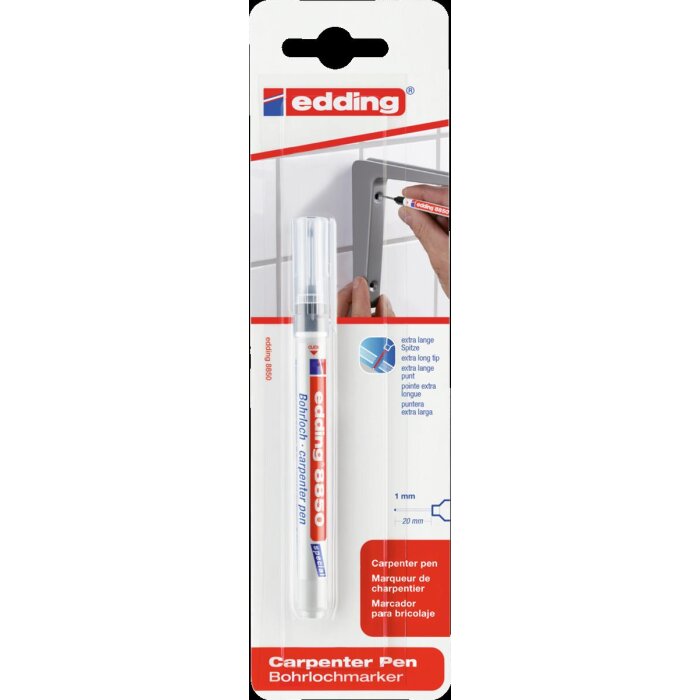 edding 8850 popisovač pre tesárov - čierny