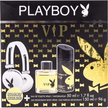 Playboy VIP Men Geschenkset mit Playboy Kopfhörer