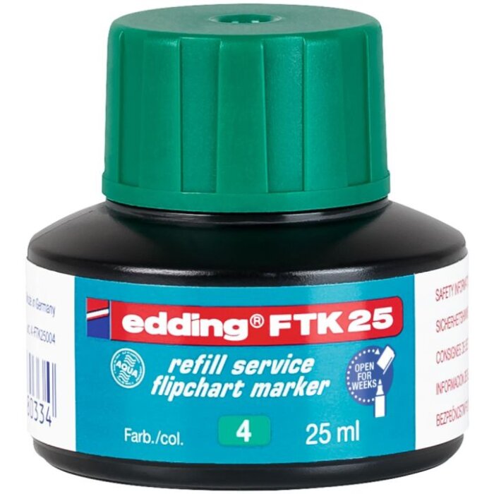 edding FTK 25 Nachfülltinte Flipchartmarker grün