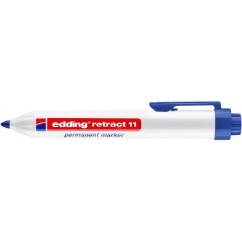 edding retract 11 Permanentmarker blau