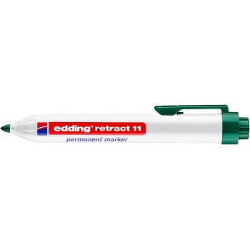 edding retract 11 Permanentmarker grün