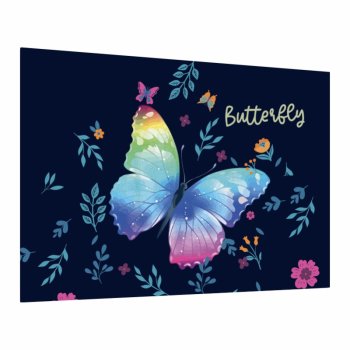 oxybag Schreibtischunterlage 60 x 40 cm Butterfly Rainbow