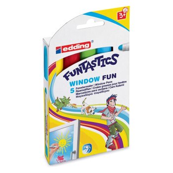edding Funtastics Window Fun popisovače na okná -...