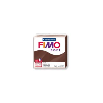 FIMO SOFT Modelliermasse, ofenhärtend, schokolade, 57 g