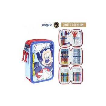 Disney Mickey Mouse Federpenal (gefüllt, 3 stöckig)