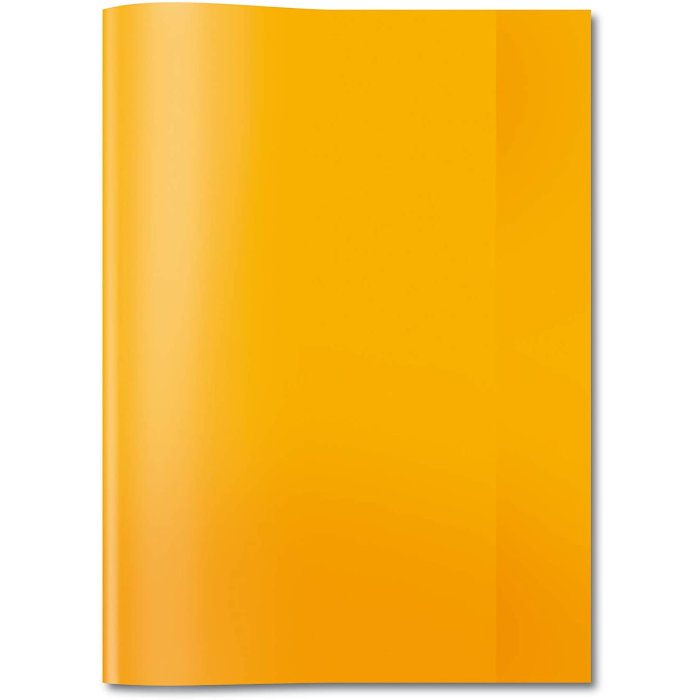 HERMA obal na zošity, A4, vyrobený z PP, transparentný - oranžový
